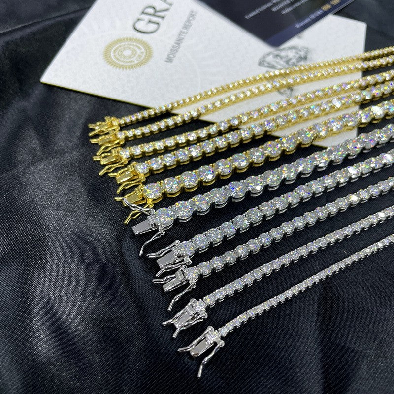 Moissanite Tennis Necklace