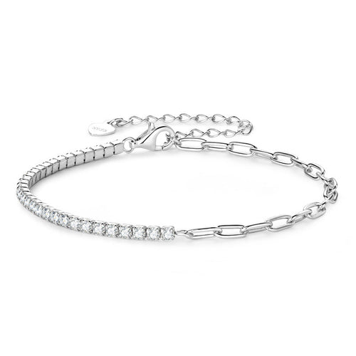Moissanite Eternity Tennis Bracelet