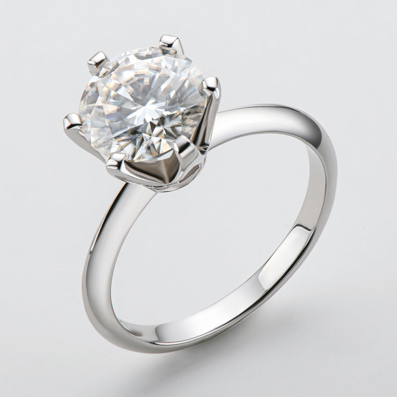 Moissanite 3 carat Ring D color VVS1