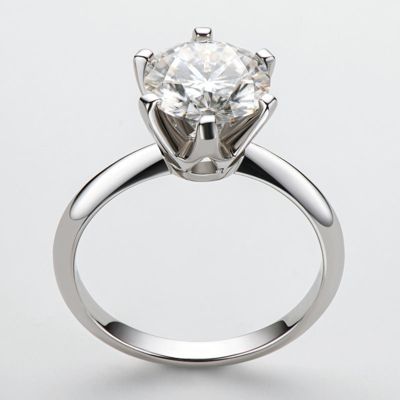 Moissanite 3 carat Ring D color VVS1