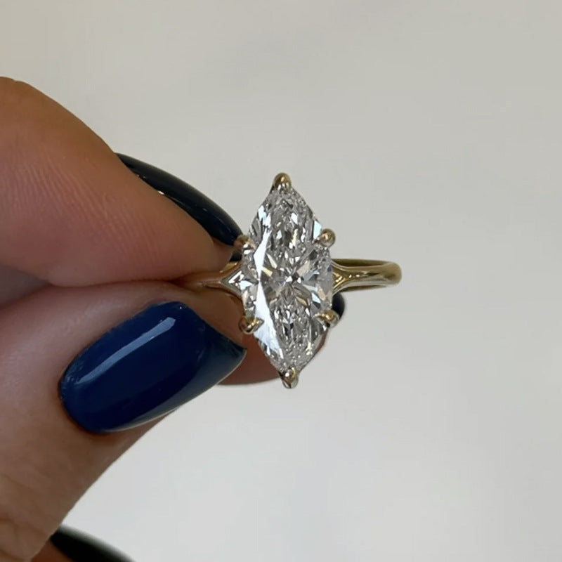 Marquise Cut Solitaire Ring
