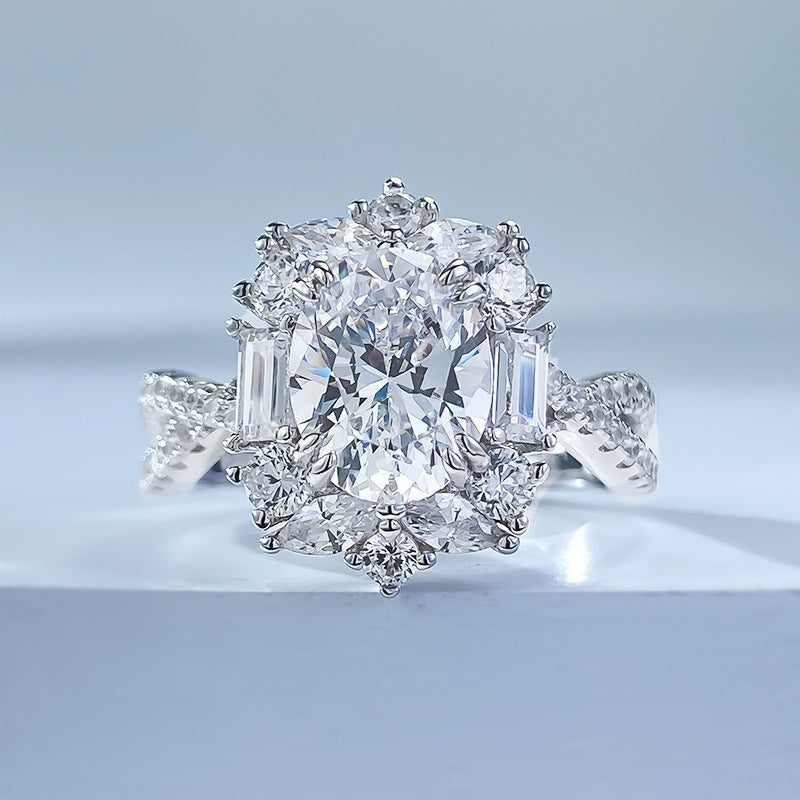 Vintage Diamond Halo Ring