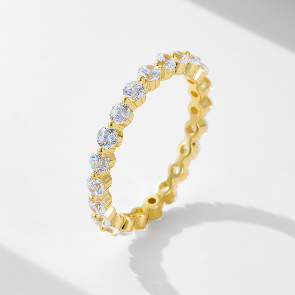 Eternity Round Cut Ring
