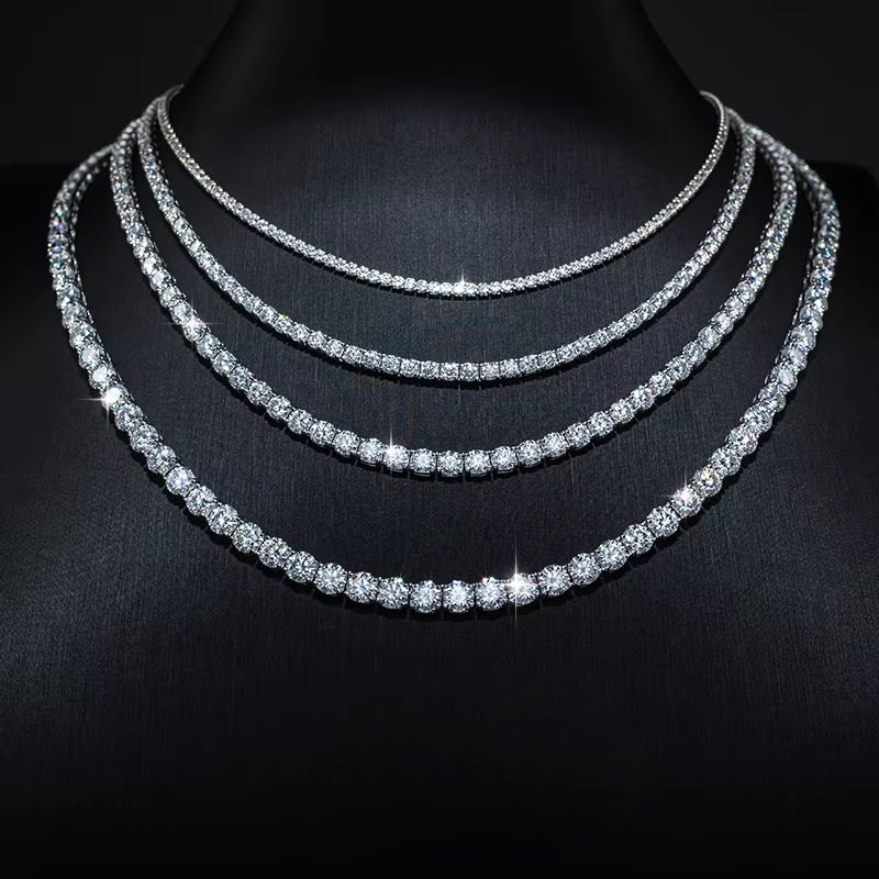 Moissanite Tennis Chain