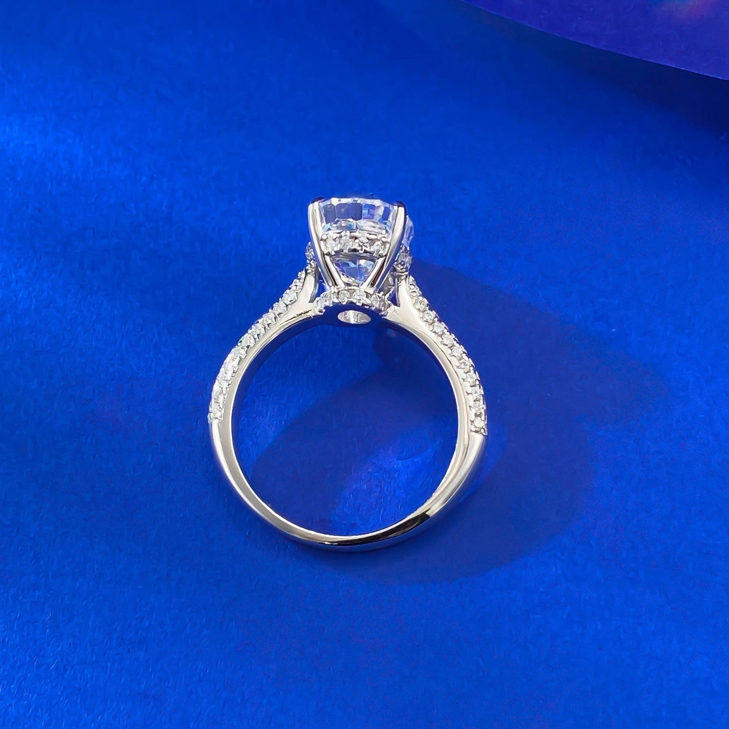 Oval Brilliance Pave Ring