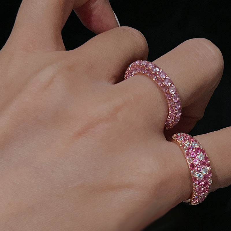 Pink Diamond Rose Gold Ring