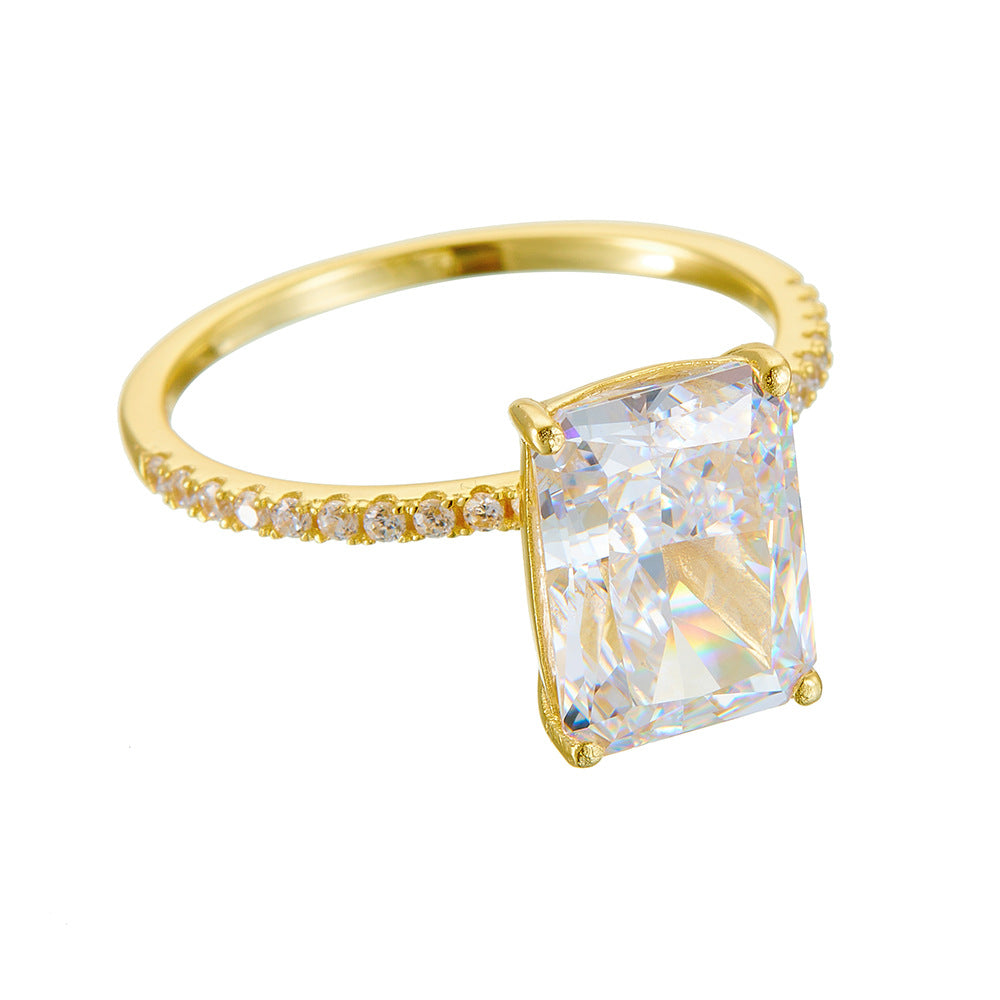 Radiant Cut Ring