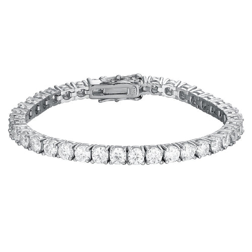 4mm Classic Moissanite Tennis Bracelet