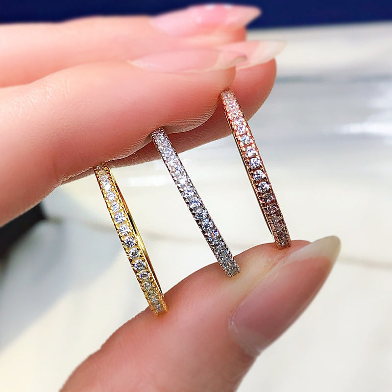 Silver Stackable Eternity Rings