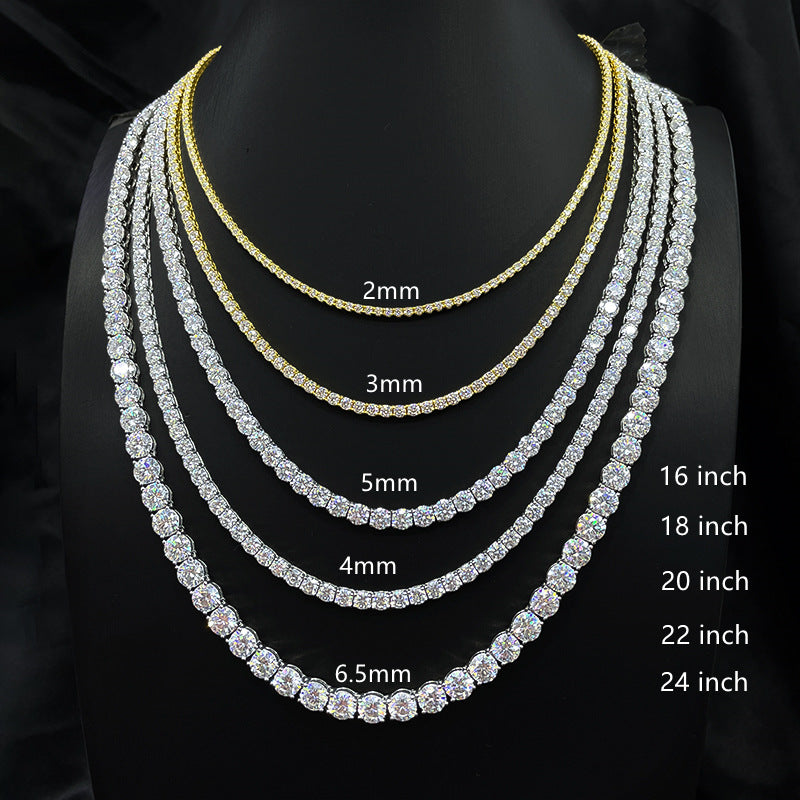 Moissanite Tennis Chain
