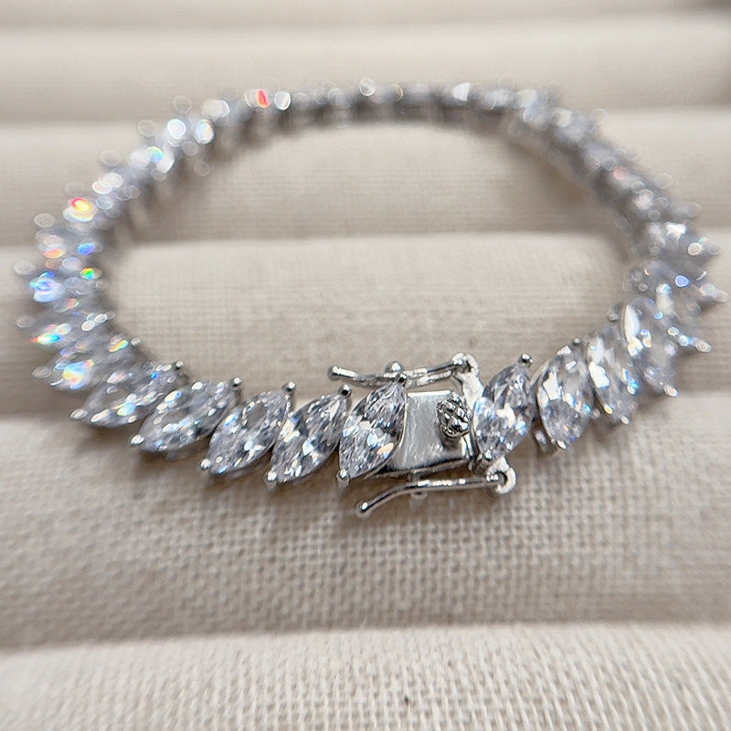 Marquise Cut Tennis Bracelet
