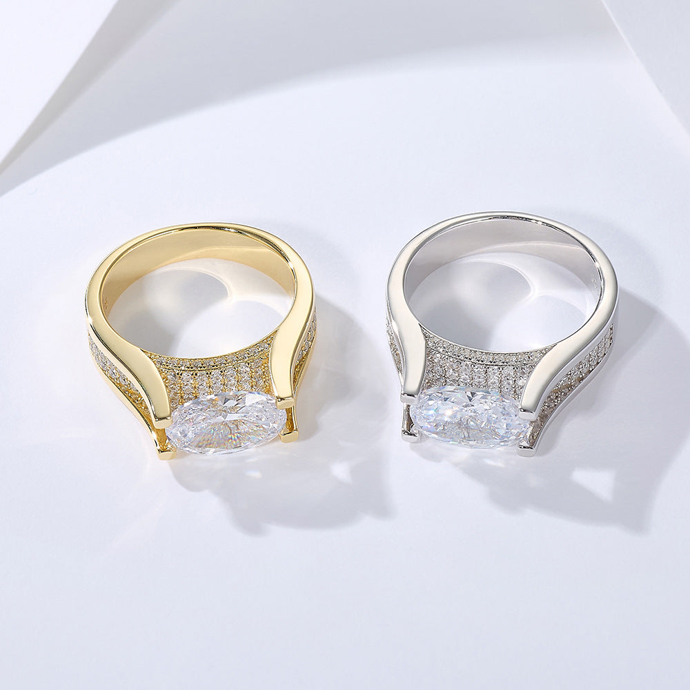 Silver 925 4.5 CT True Radiance Crown Ring