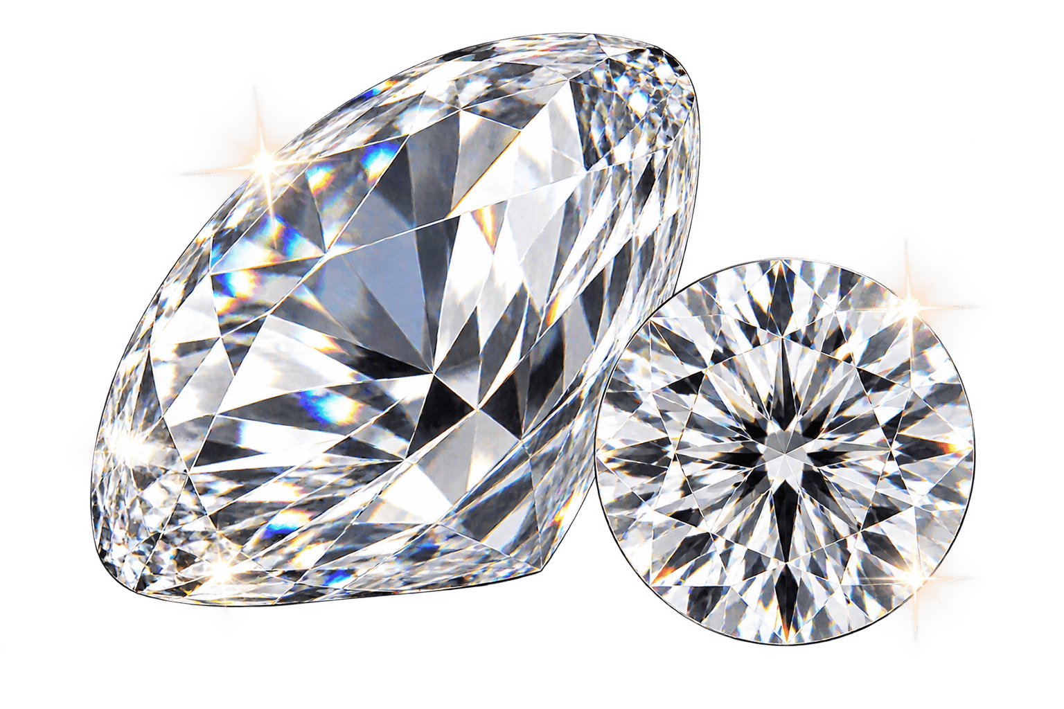 VVS clarity moissanite gemstones showcasing exceptional visual purity by ANNXMEE