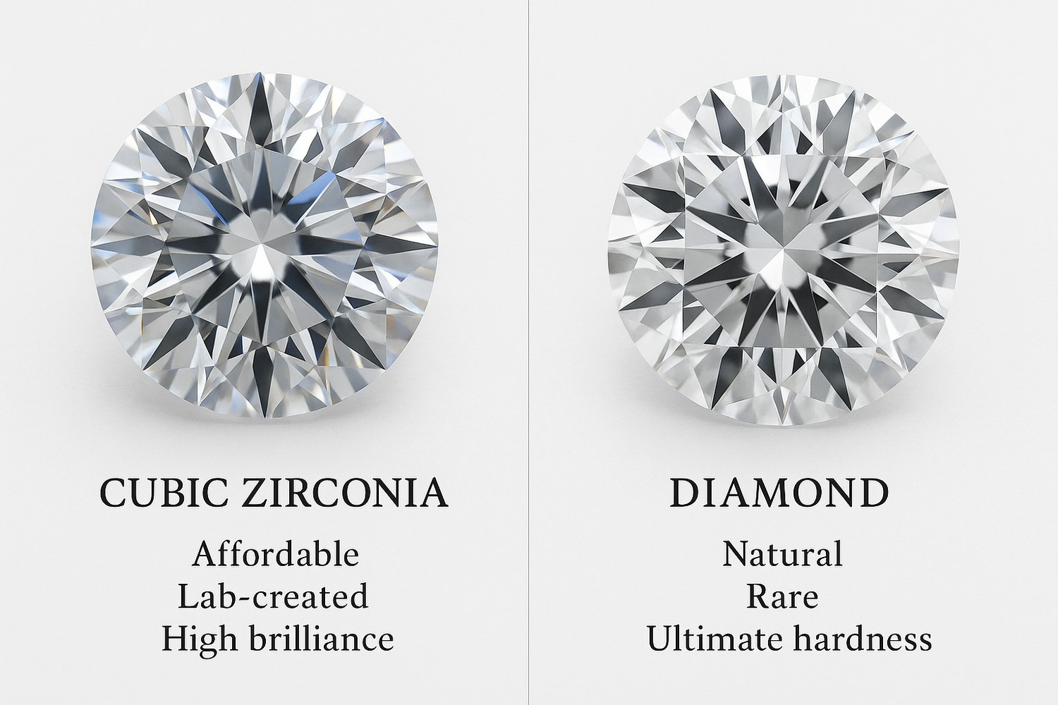 Cubic Zirconia vs. Diamond: What’s the Difference?