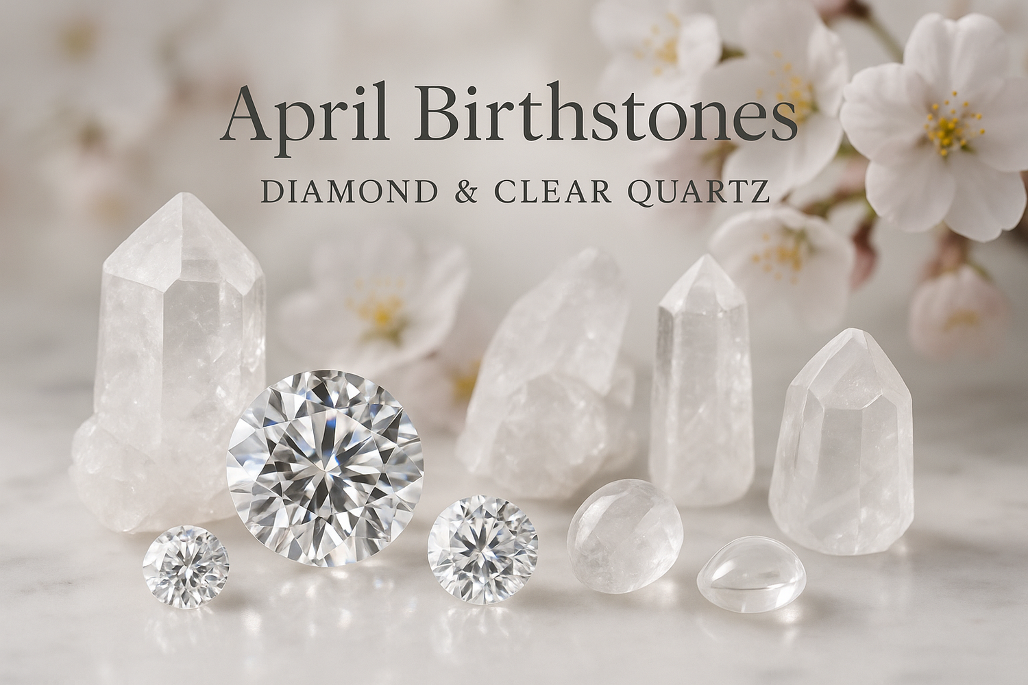 What Are the 2 Birthstones for April? Discover Diamond & Clear Quartz