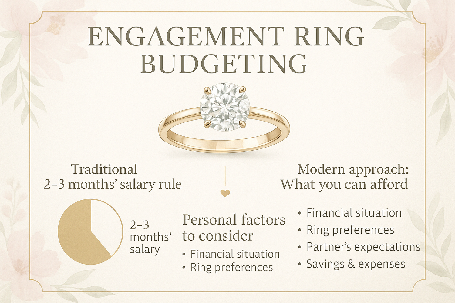 How Many Months’ Salary Should You Spend on an Engagement Ring? A Mode