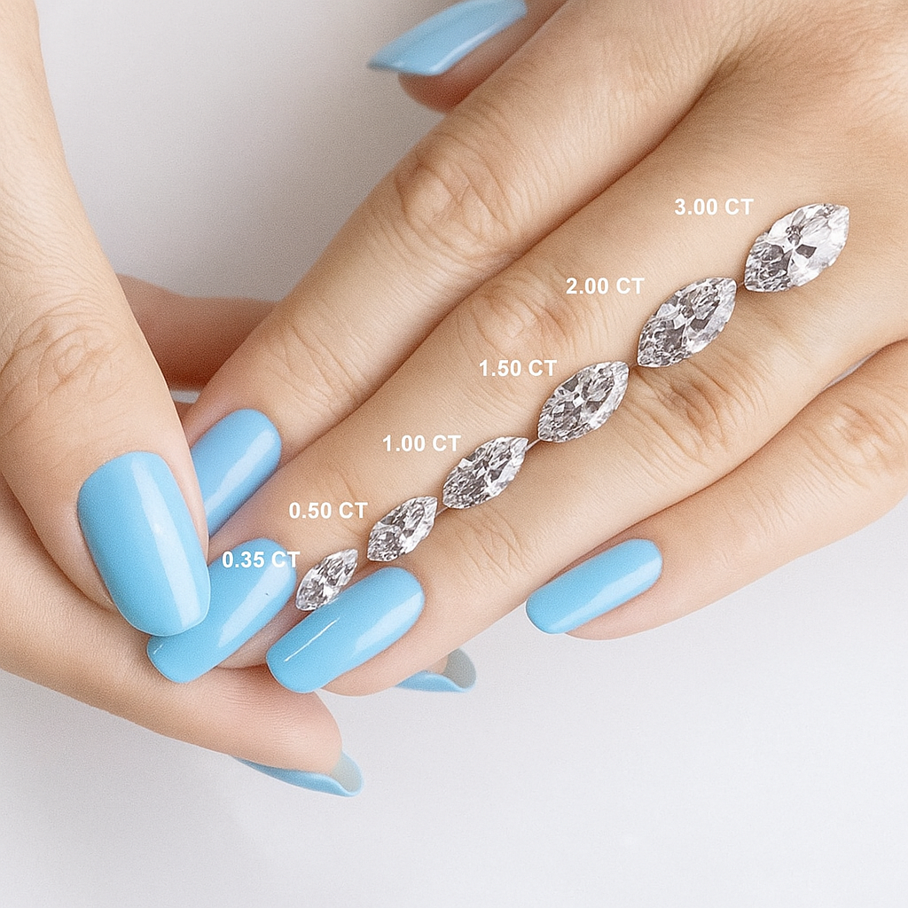 Marquise Cut Diamond Size Chart: Everything You Need to Know