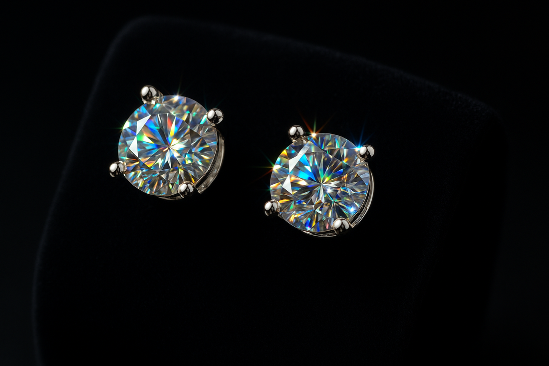 Moissanite Stud Earrings: Sparkle, Style, and Smart Value