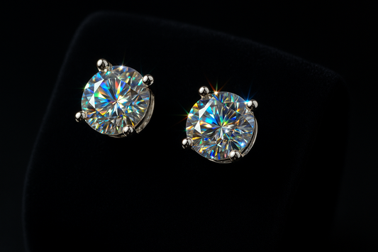 Moissanite Stud Earrings: Sparkle, Style, and Smart Value