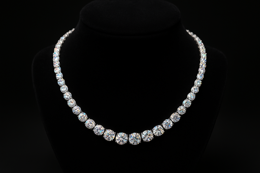The Ultimate Guide to Moissanite Tennis Necklaces