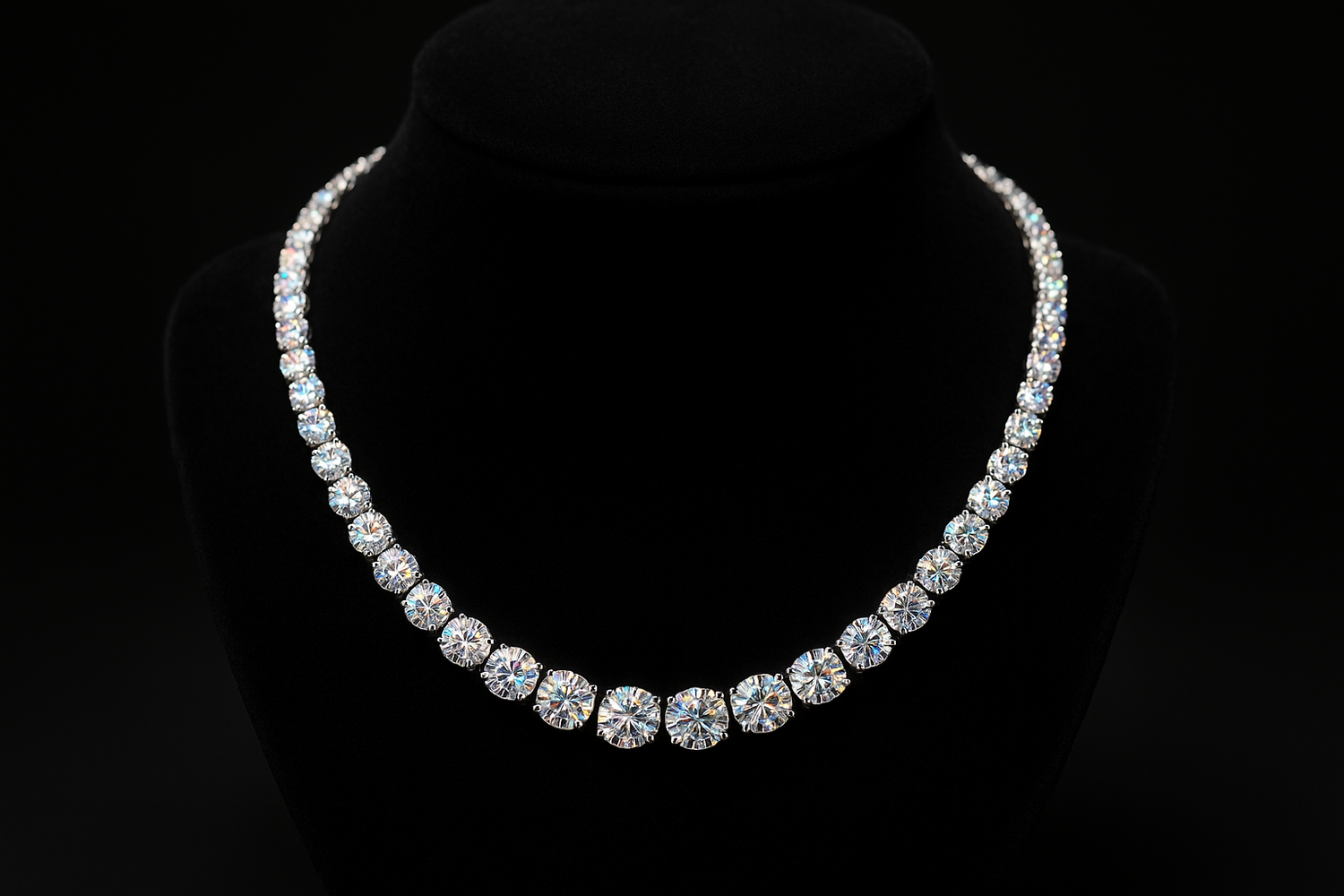 The Ultimate Guide to Moissanite Tennis Necklaces