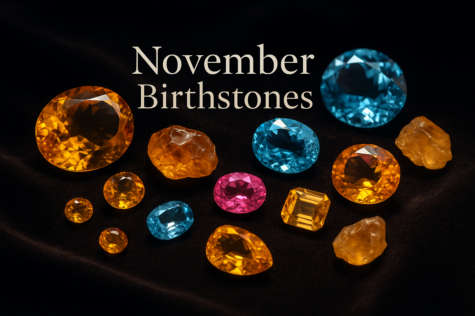 November Birthstone Roses November Birthstones: Citrine and Topaz - The Gems of Warmth and Prosp ...