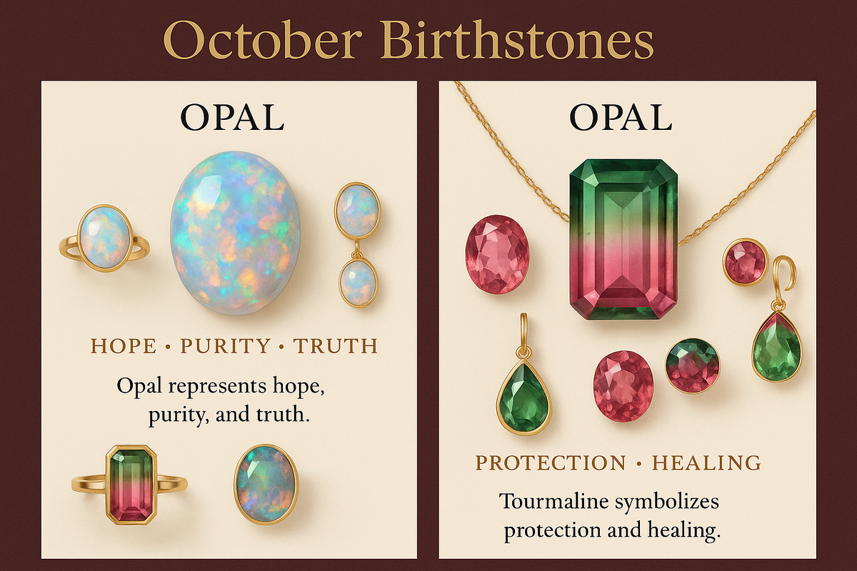 October Sign Stone October Birthstone: Meaning, Colors, and Jewelry Guide – ANNXMEE