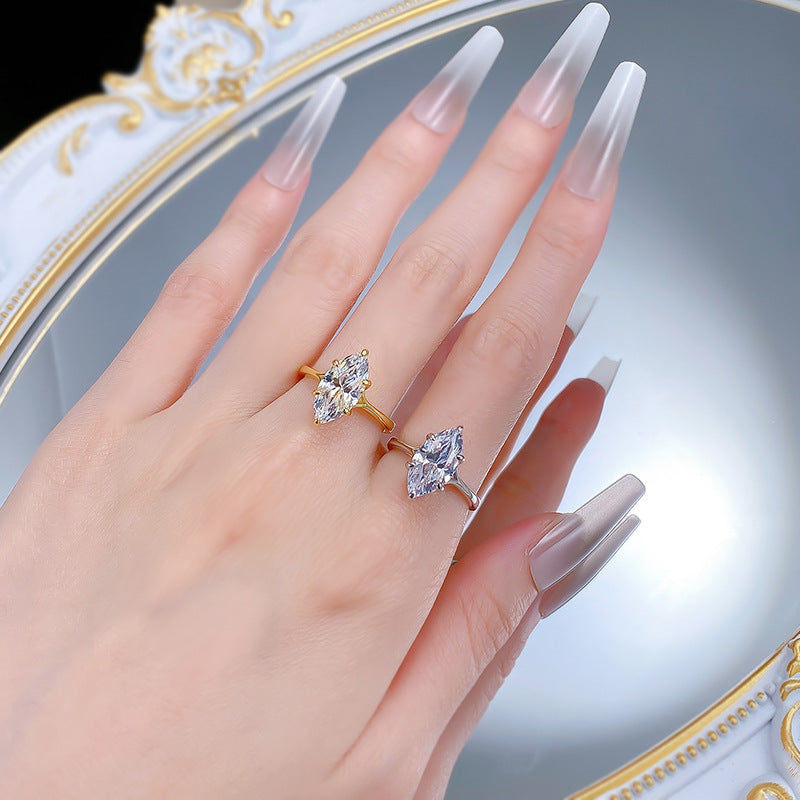 Marquise Cut Solitaire Ring