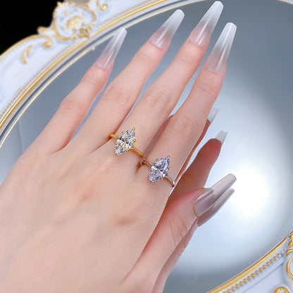 Marquise Cut Solitaire Ring