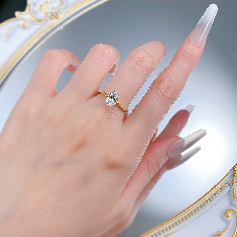 Oval Cut Travel Ring