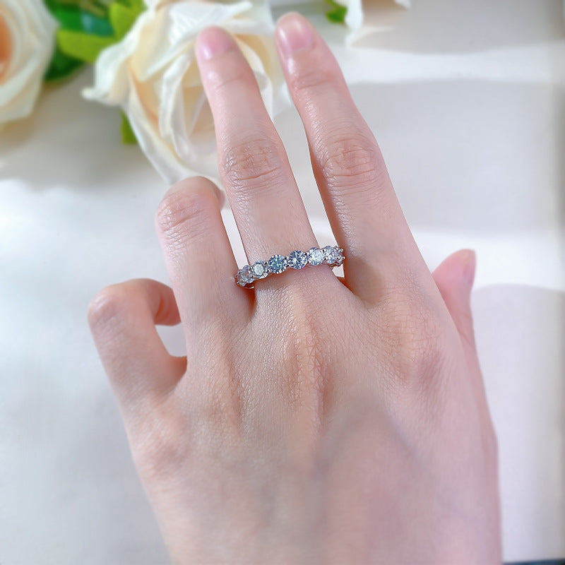 Round Cut Eternity Band