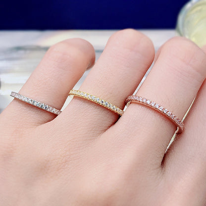 Silver Stackable Eternity Bands