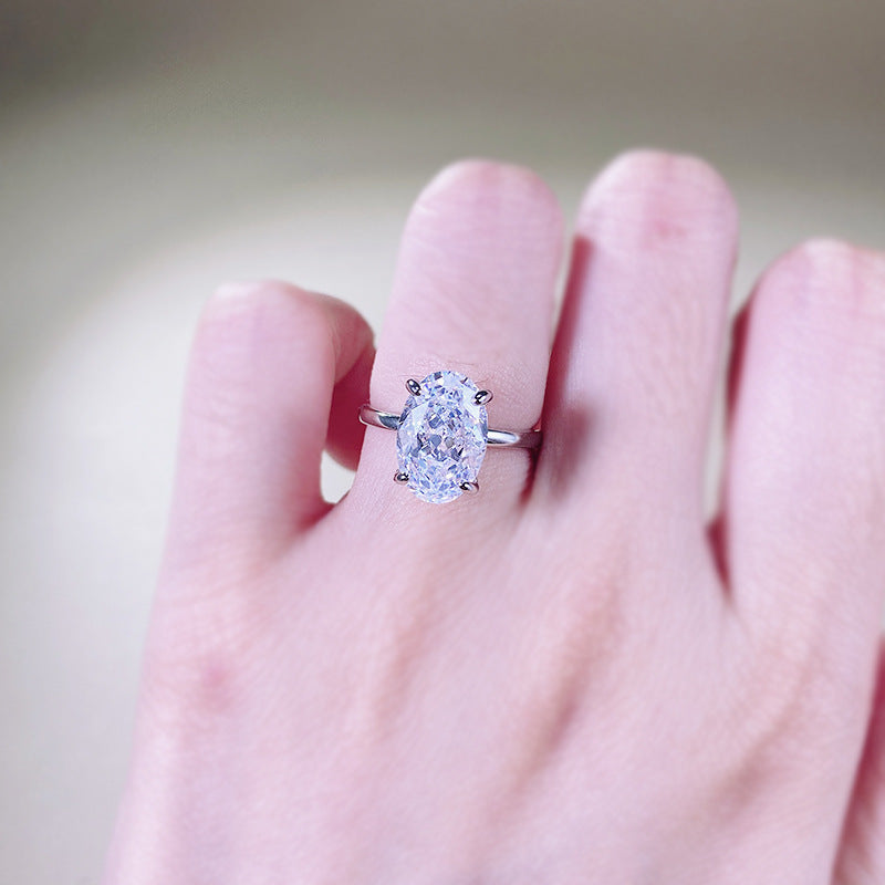 3 carat oval cut ring