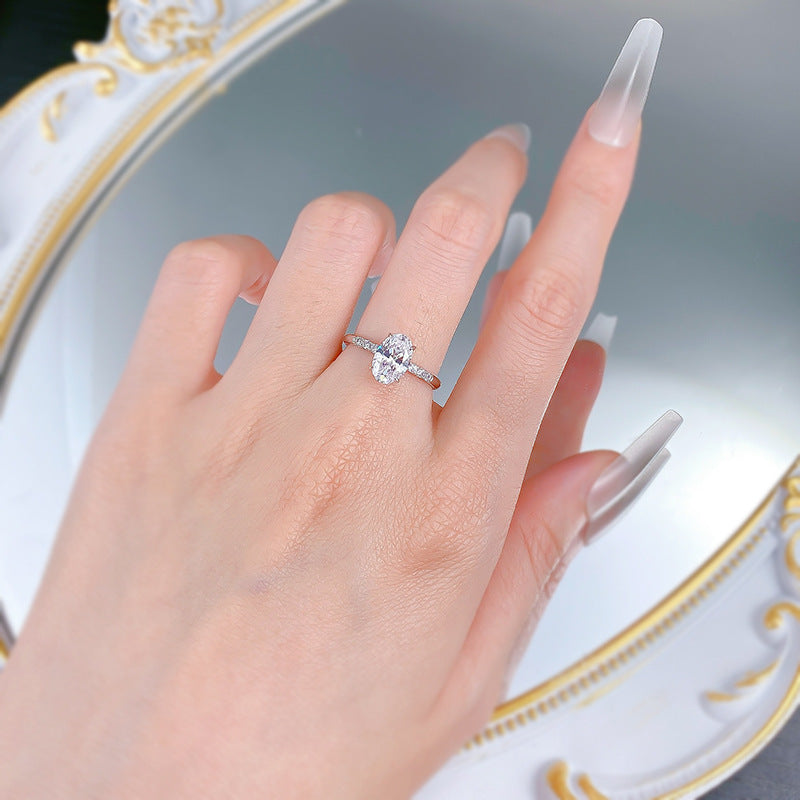 Sterling Silver 925 Oval Cut