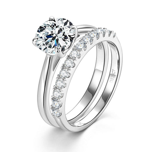 Moissanite Bridal Ring Set