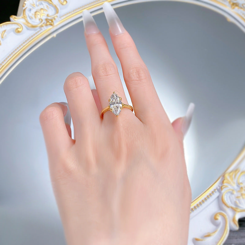 Marquise Cut Solitaire Ring