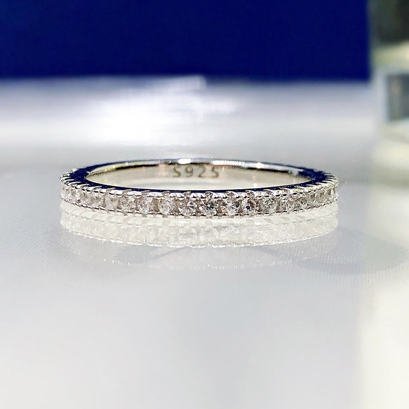 Silver Stackable Eternity Ring. Silver 925