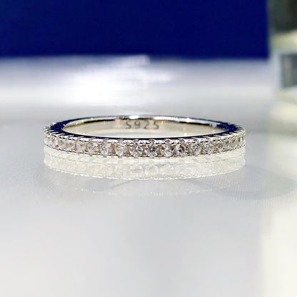 Silver Stackable Eternity Ring. Silver 925
