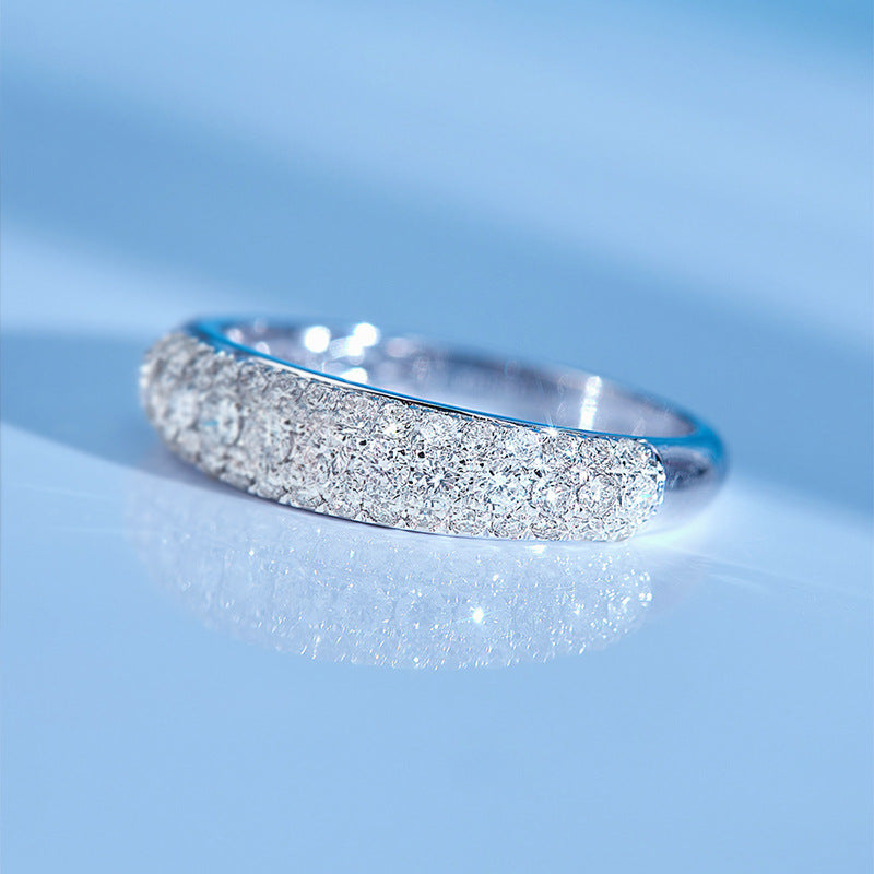 Iced Pavé Elegance Band 
