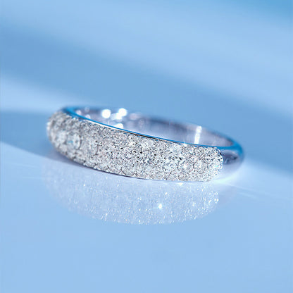Iced Pavé Elegance Band 