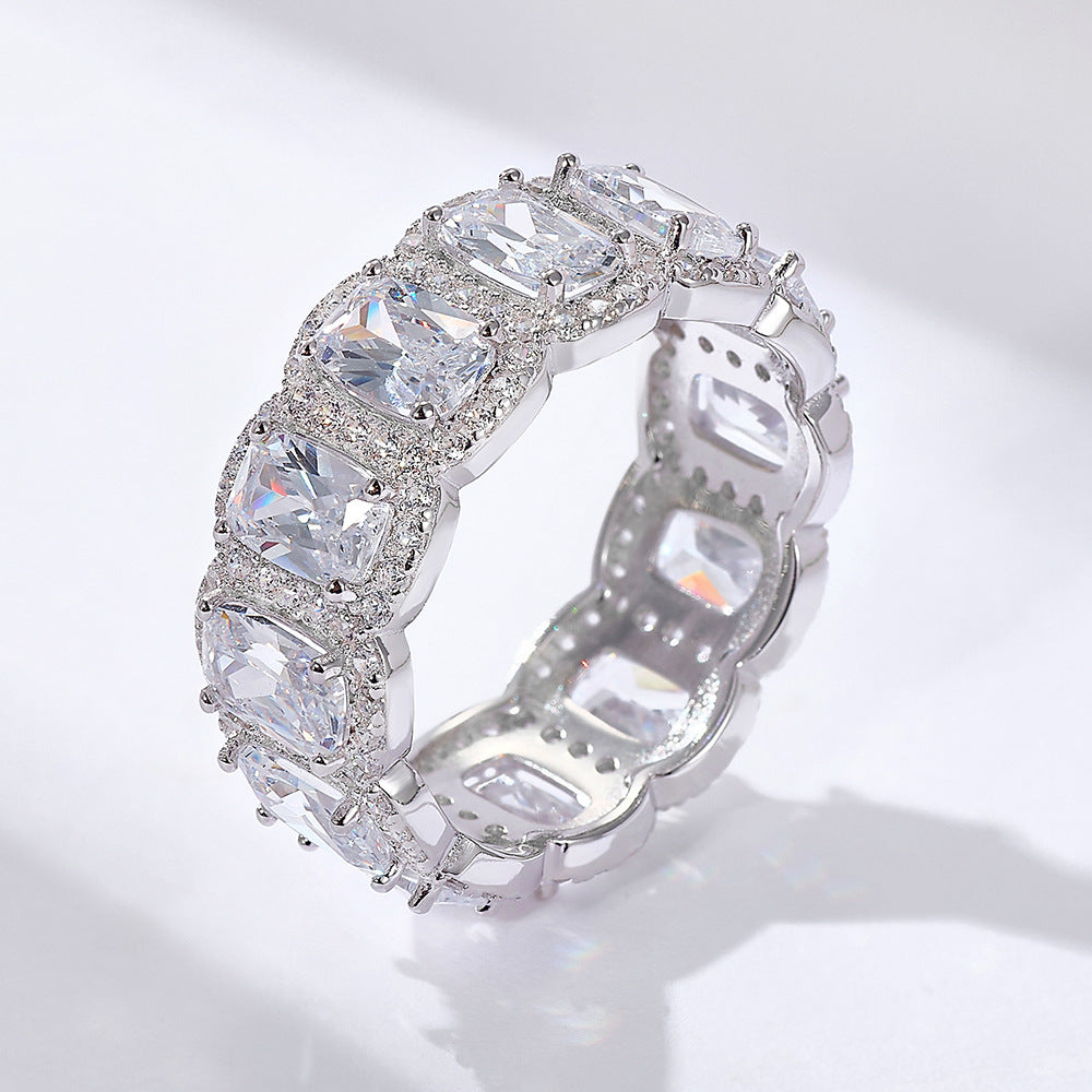 Luxe Stacking 5-Piece Emerald Cut Ring Set