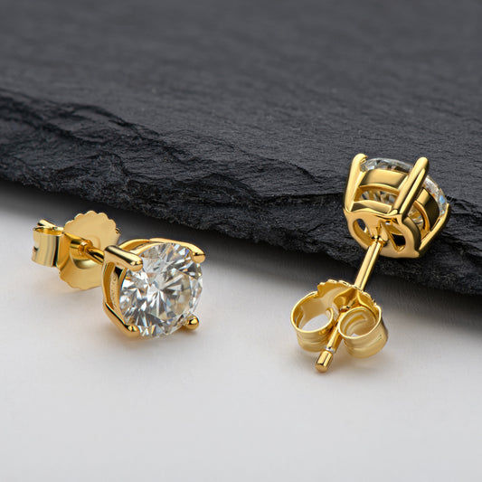 Pure Fire Moissanite Stud Earrings – 5mm