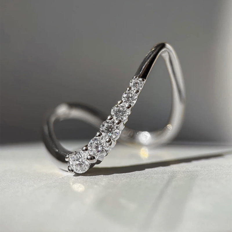 Celestial Curve Diamond Ring