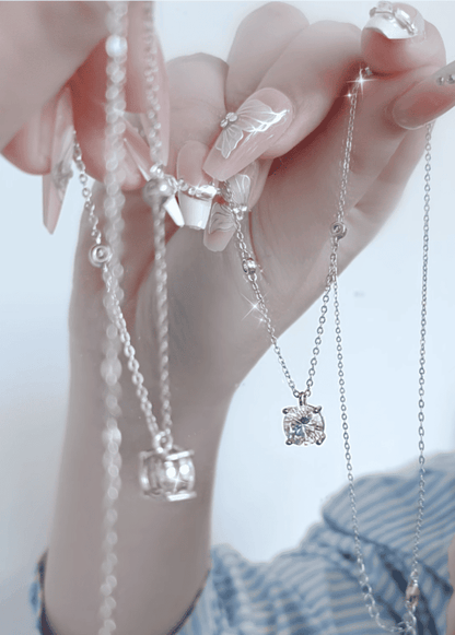 Brilliant 2CT Moissanite Necklace