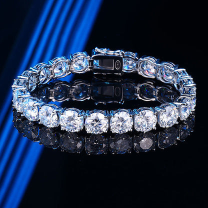 8mm Classic Moissanite Tennis Bracelet