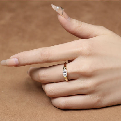 1 CT Marquise Cut Ring