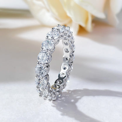 Round Cut Eternity Band