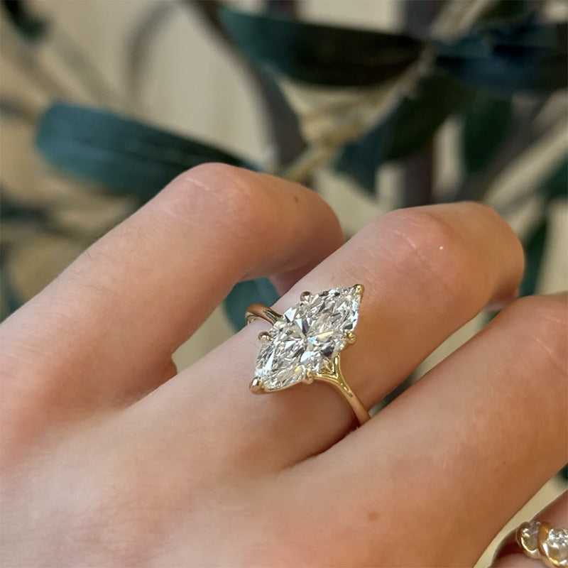 Marquise Cut Solitaire Ring