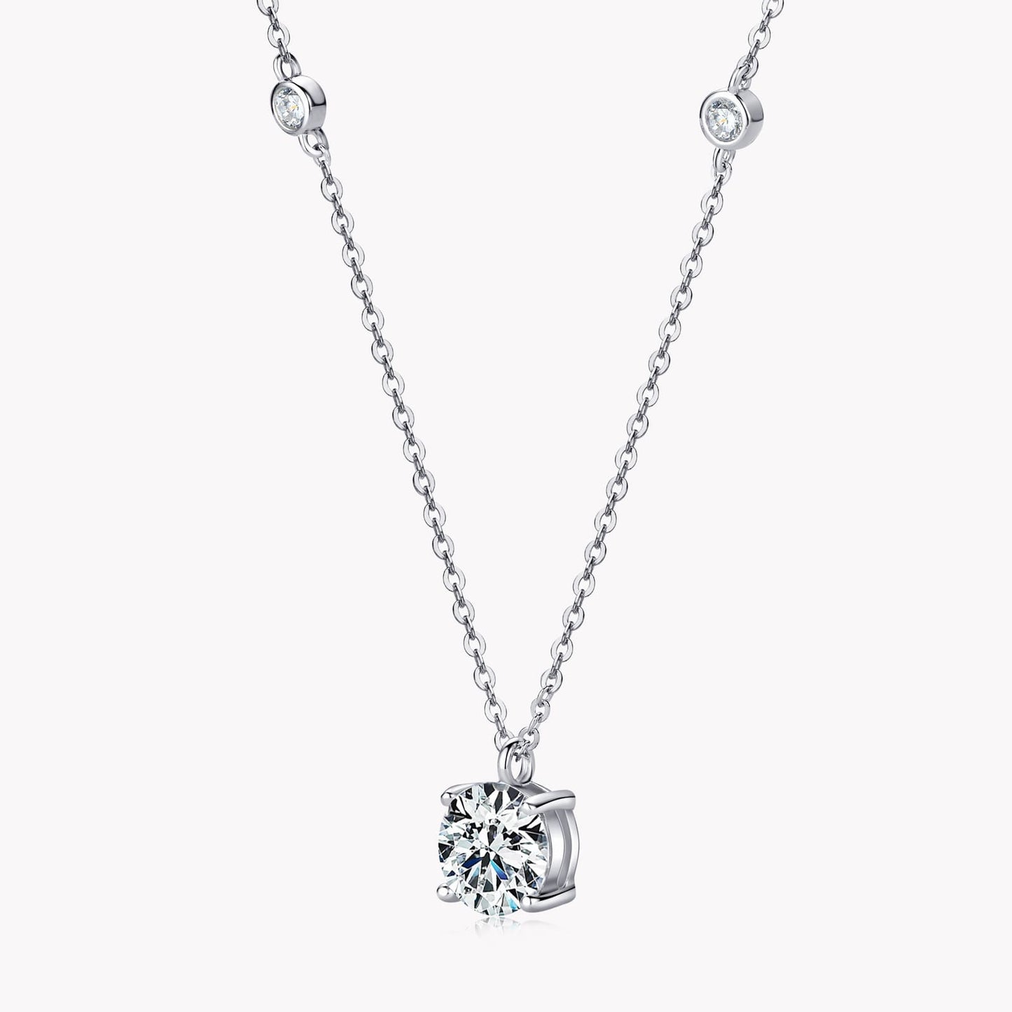 Brilliant 2CT Moissanite Necklace