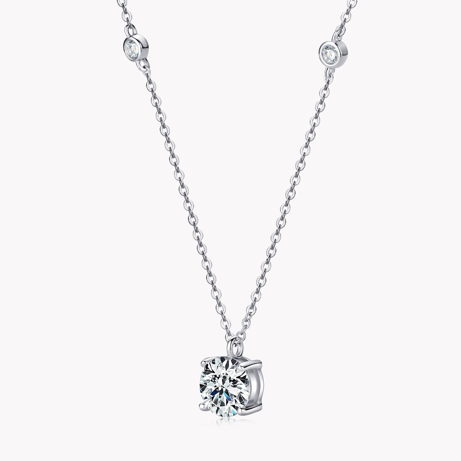 Brilliant 2CT Moissanite Necklace